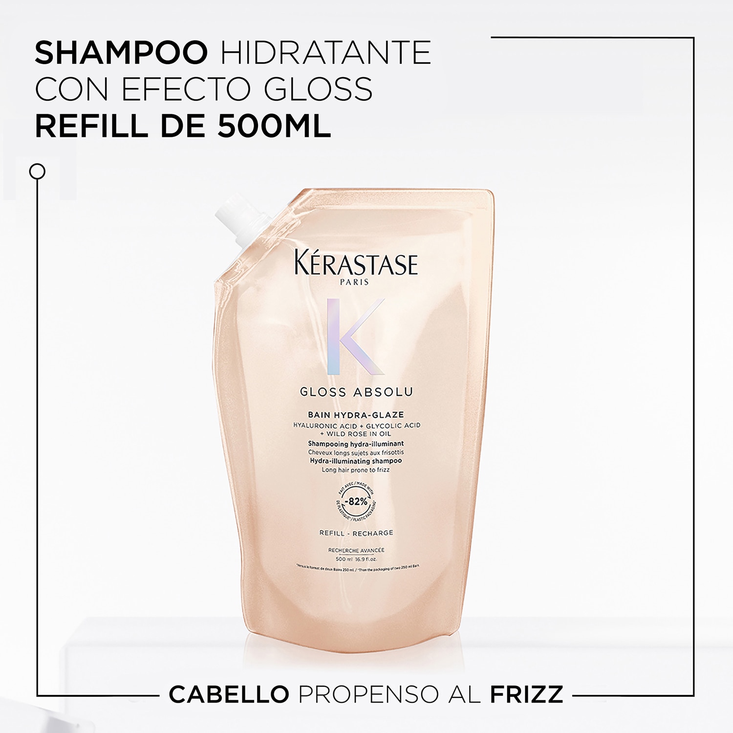 KÉRASTASE GLOSS ABSOLU BAIN HYDRA-GLAZE SHAMPOO PARA CABELLO CON FRIZZ (SHAMPOO PARA CABELLO CON FRIZZ)